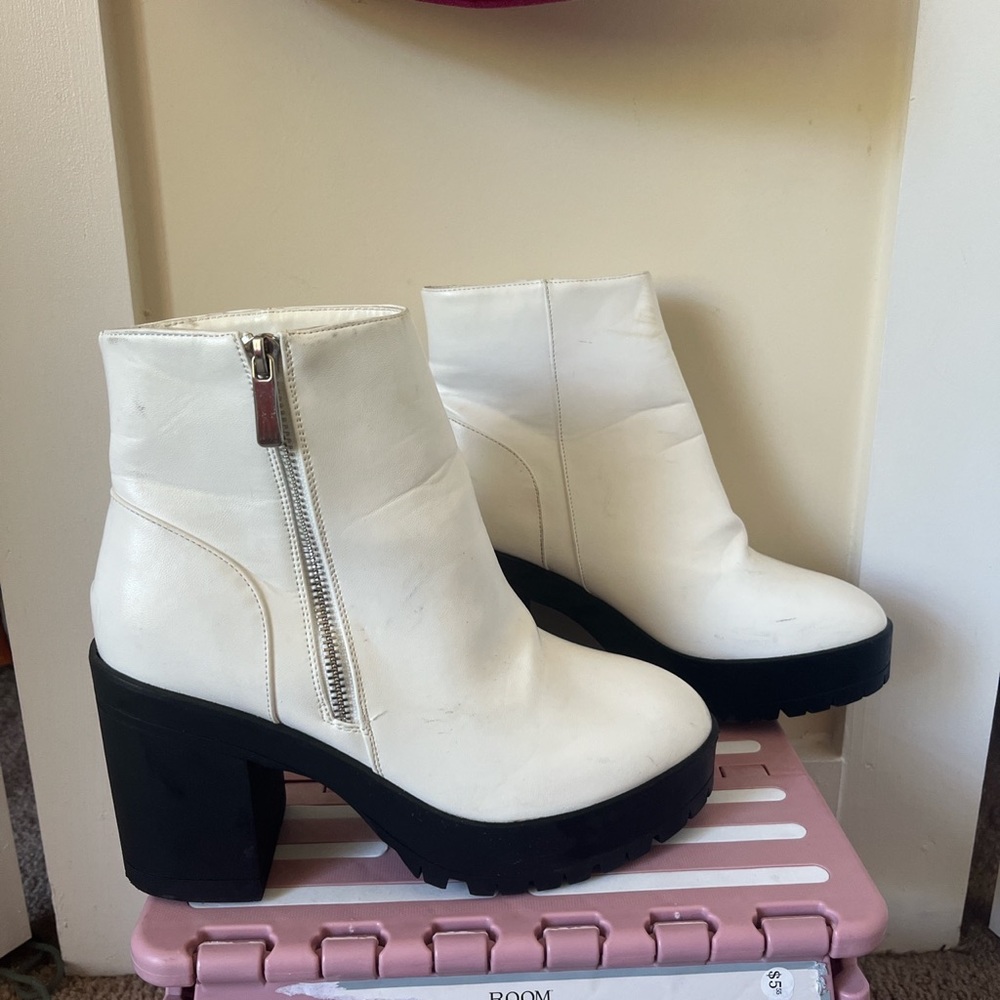 White booties for fall